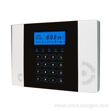 Wireless Burglar Alarm, LCD Display, 40 Zones Contact ID, GSM, PSTN Module Land-line Cellphone